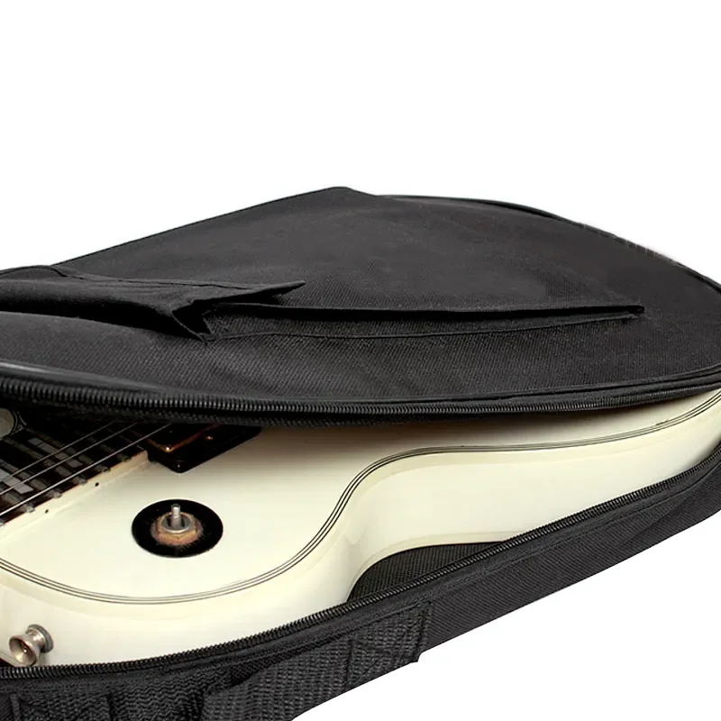 Electric Guitar Bag 600D Oxford Waterproof Fabric Thin Cotton Pad Soft Lightweight Guitar Case Double Shoulder Strap 101x34x5cm