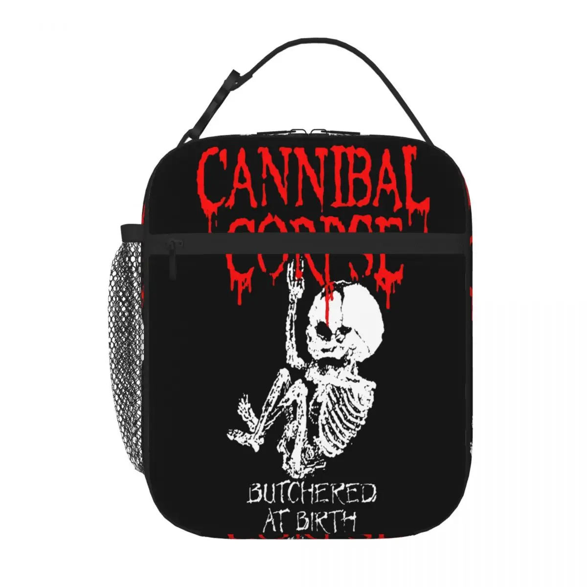 Hot Sale Cannibal Corpse Butchered At Birth Abstract Thermal Tote Wilderness Camping Lunch Box Bag