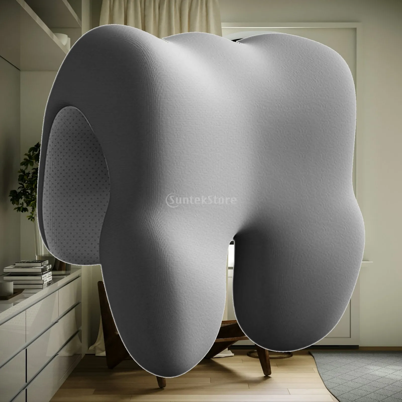 

Ergonomic Desk Pillow with Memory Foam Core Office Chair Neck Support Nap Cushion for Universal Resting Positions