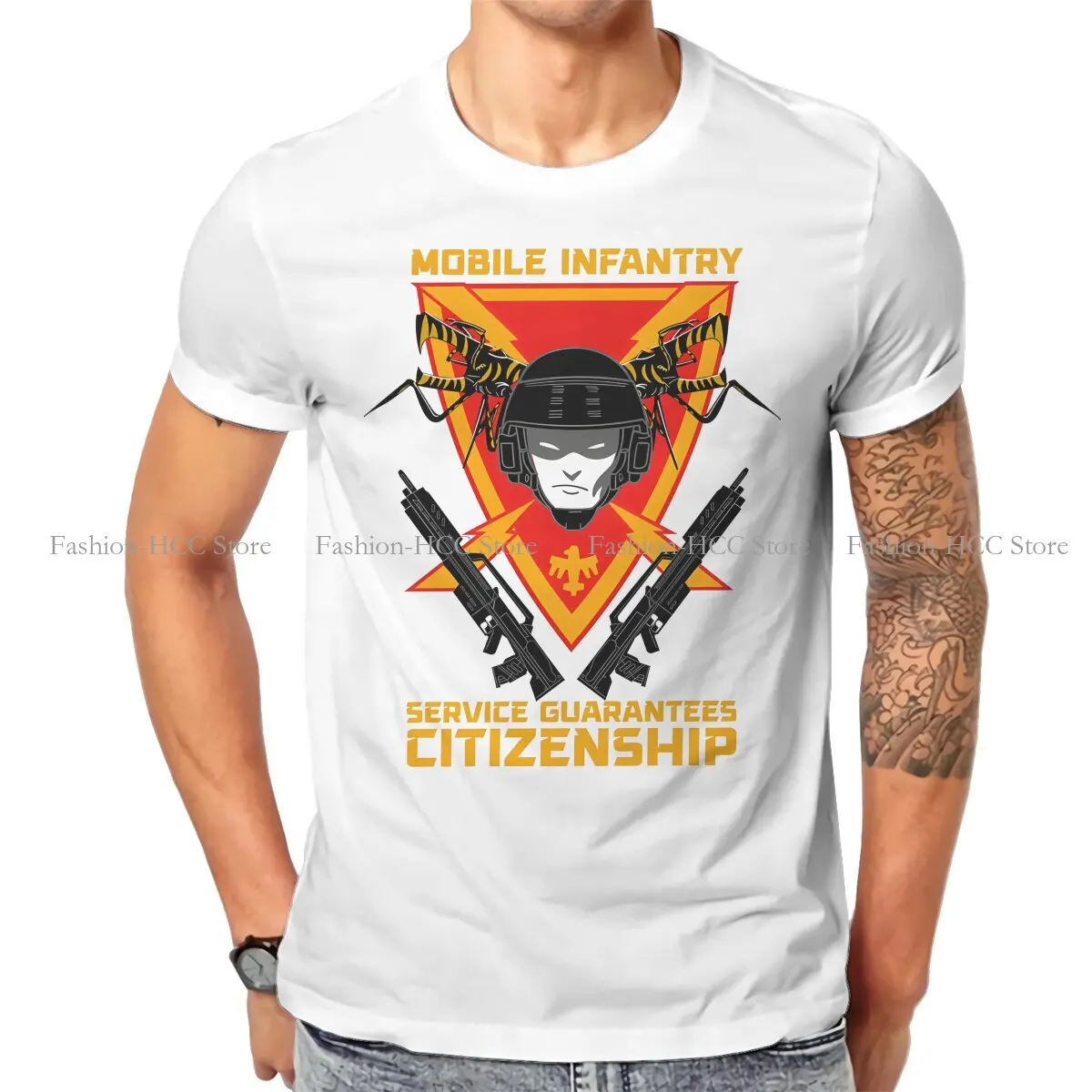 Mobile Infantry Guarantees Citizenship Special TShirt Starship Troopers Top Quality New Design Gift Idea  T Shirt Stuff