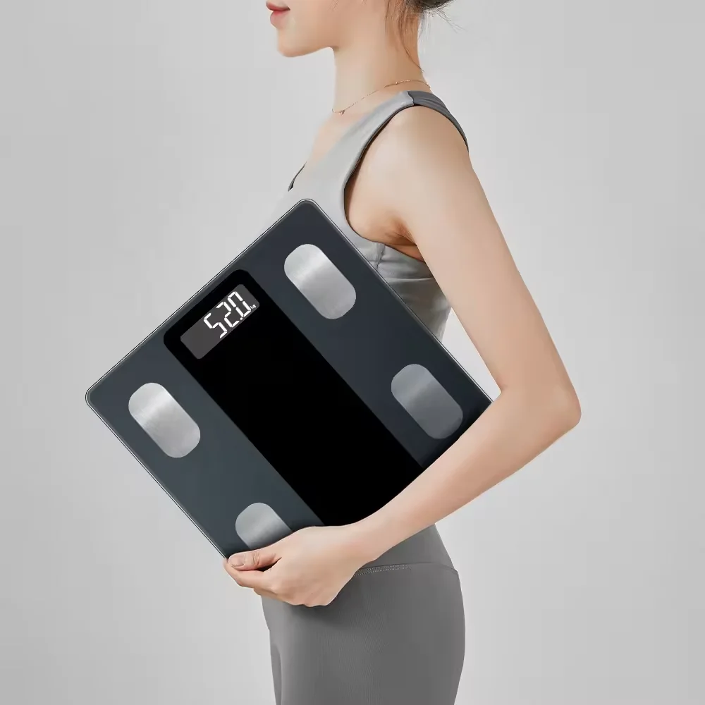 

Bathroom Scale for Body Weight,Highly Accurate Digital Bathroom Scale for BMI Muscle Body Composition Monitor