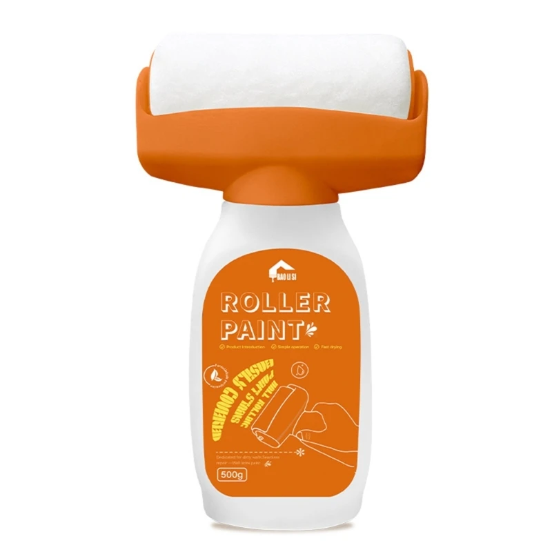 

Wall Repair Tool Quick Drying Paint Brush Rotating Brush Wall Fix Tool Strong Coverage Wall Patchs Brush DIY Supplies H4GE