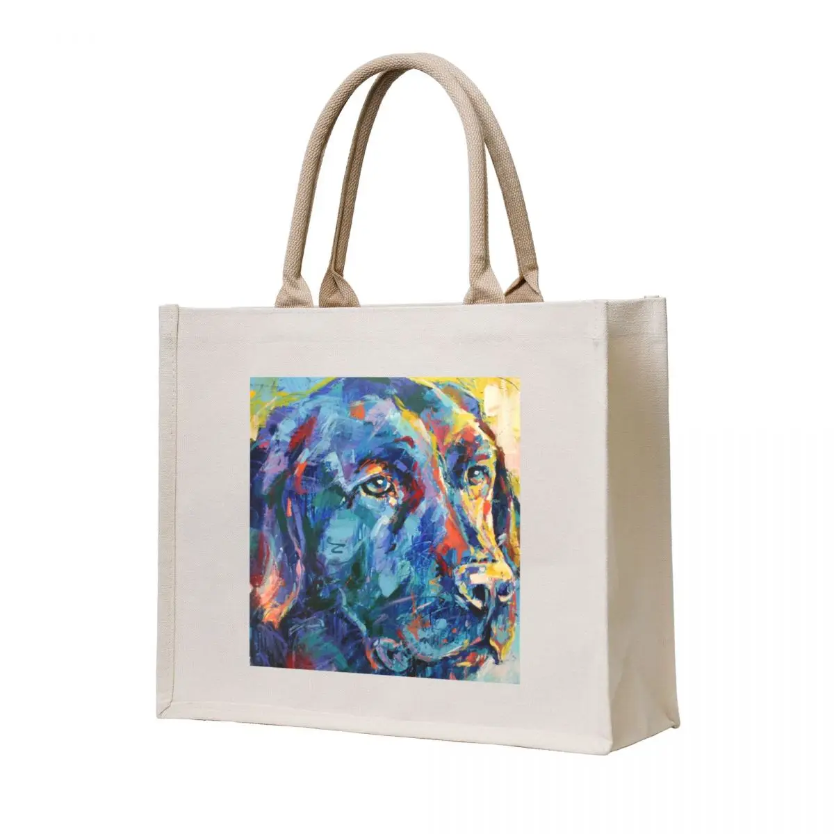 

Black Labrador Tote Bag shopper bag women canvas Canvas stote bag tote canvas