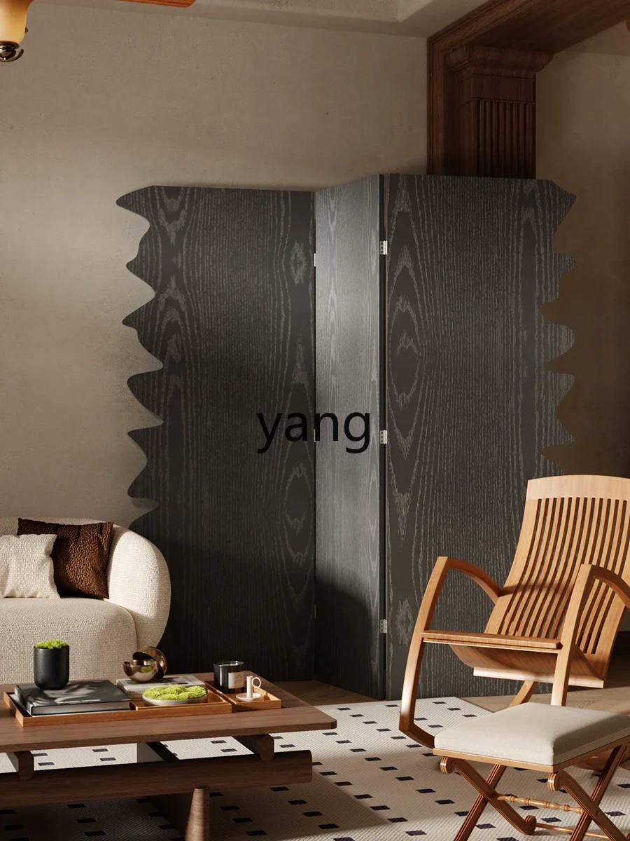 CX French Chinese Style  Model Subareas Screens Living Room Entrance Mobile Folding