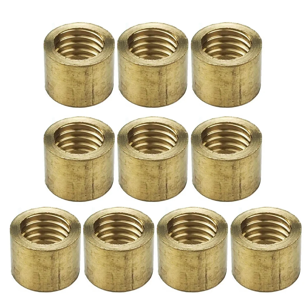 

10pcs Billiards Cue Brass Tip Hoop Snooker Pool Ferrules Repair Tool Billiard Cue Brass Tips Hoop Maintenance Accessories