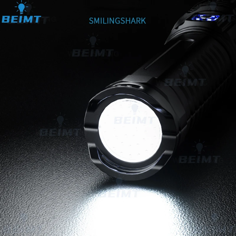 100000LM Ultra Strong Flashlight Outdoor Long-range Ultra Bright Laser Flashlight Laser Cannon Hernia Lamp Extra Long Range