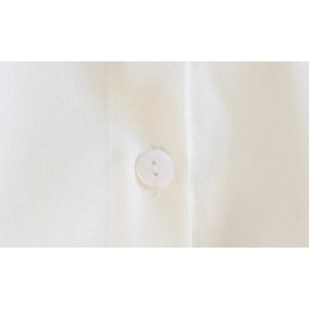 Fake Collar Detachable Half Shirt Blouse Removable Choker Fashion White Solid Color Shirt Fake Collar Lapel Blouse