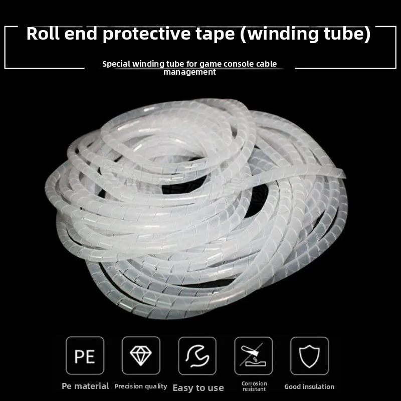 8mm Nylon Braided Sleeving for Claw Machine Repair Cable Management Wire Wrap Tube Machine Maintenance Consumables