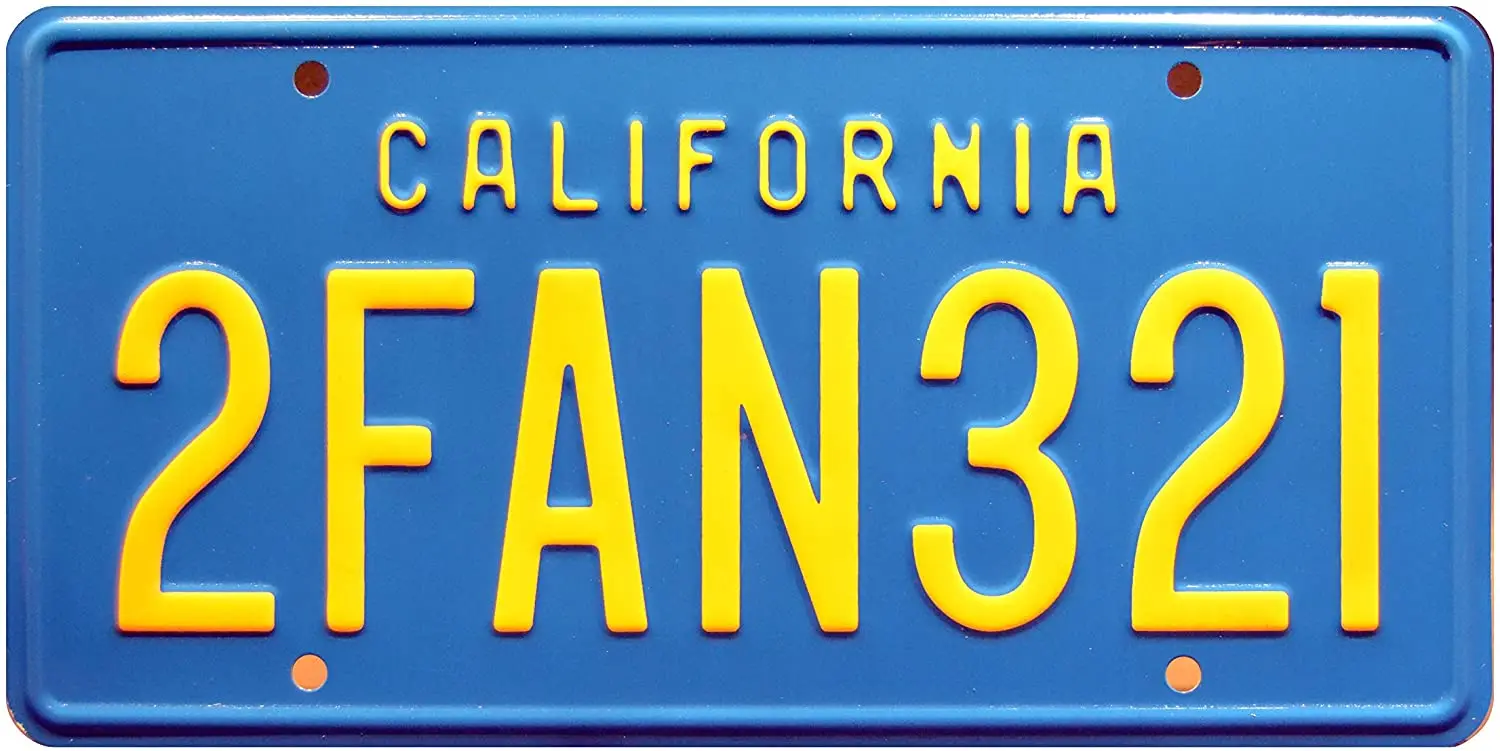 Celebrity Machines Big Trouble in Little China | 2FAN321  License Plate