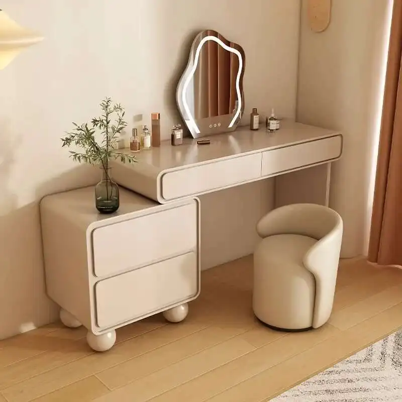 

Dressing Tables Dressers Vanity Table Corner Placement Mobile Makeup Table Artist Elegant Compact Storage Home Bedroom Furniture
