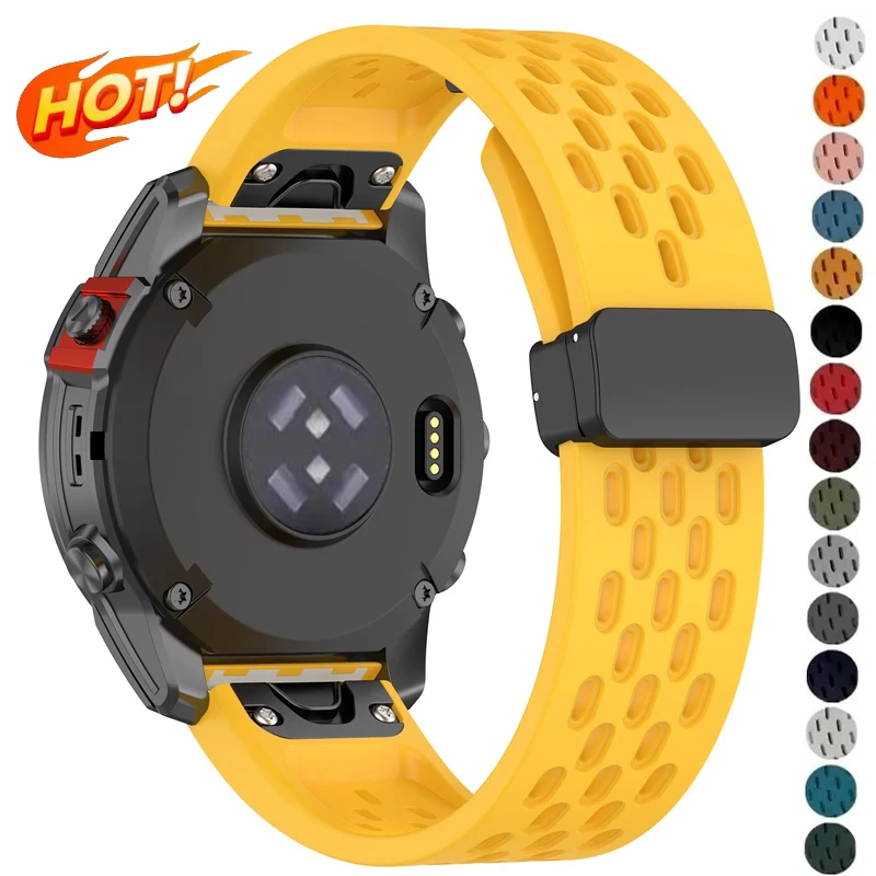 26 22 20mm Silikon-Uhrenarmbänder für Garmin Fenix 8 7X 7 Pro 6X 6 6S 5S 5X Plus/Epix Pro Gen2 51 47 42mm QuickFit Armband