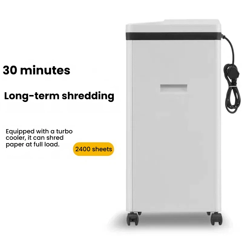 Paper Shredder Electric Document‑Shredding Apparatus Long‑Time‑Working Office‑Use File‑Destroyer High‑Capacity Shredding