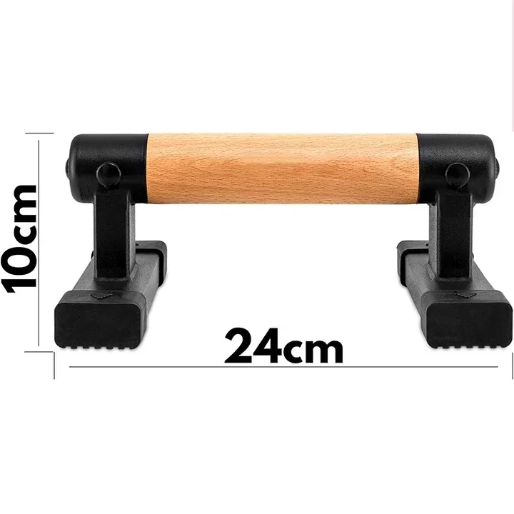 Push-up Stand Wood Pushup Bars Wooden Parallettes Push Up Handle Stands parallel bar Grip for Men