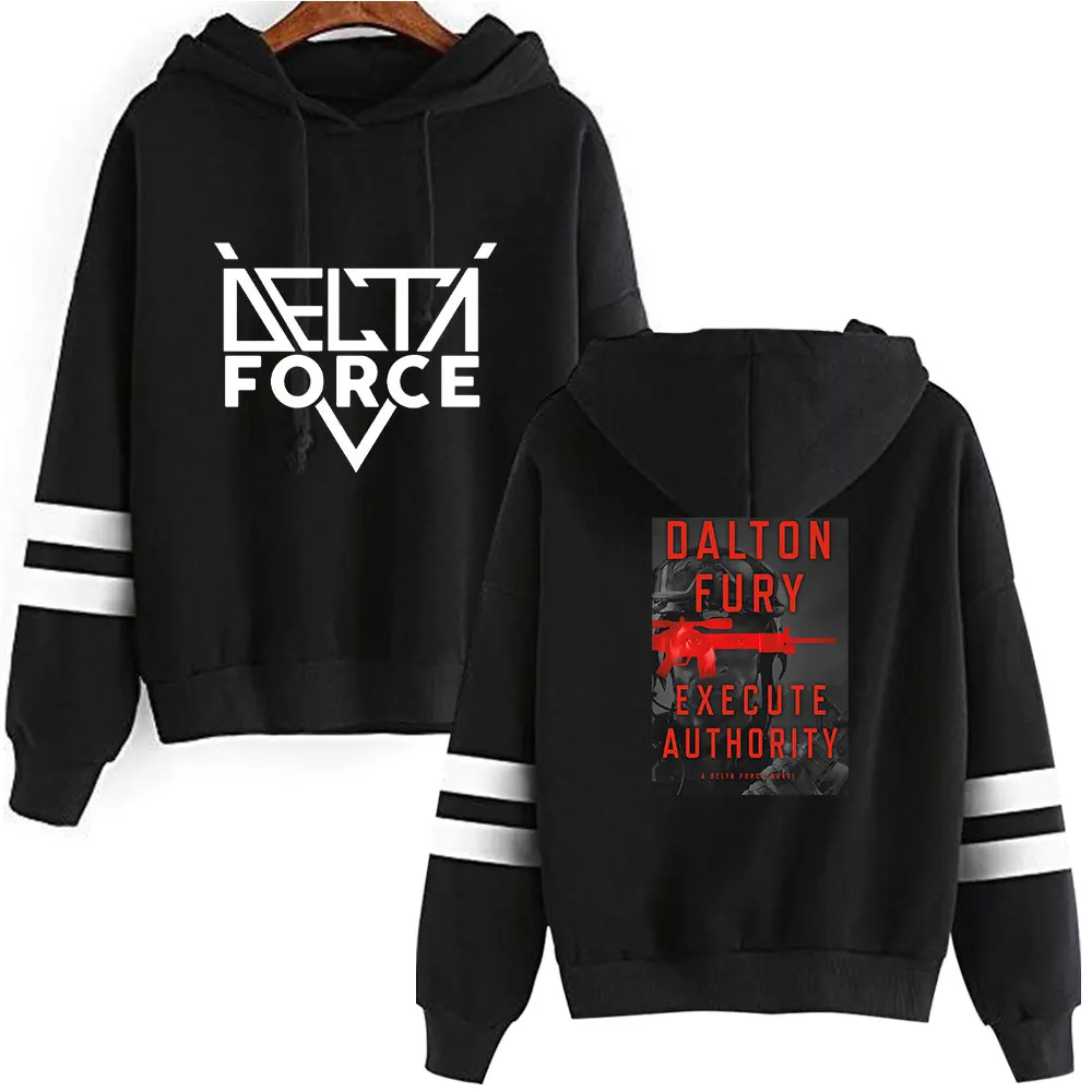 Delta Force Tracklist Merch Pullover Hoodies Women Men Fashion HipHop Streetwear Sweatshirts 