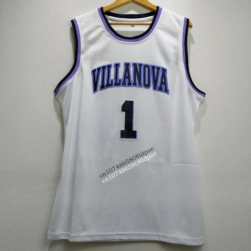 

Basketball Jerseys Men 1 Brunson Villanova University Embroidery Breathable Sports Athletic High Street Hip Hop Sportswear