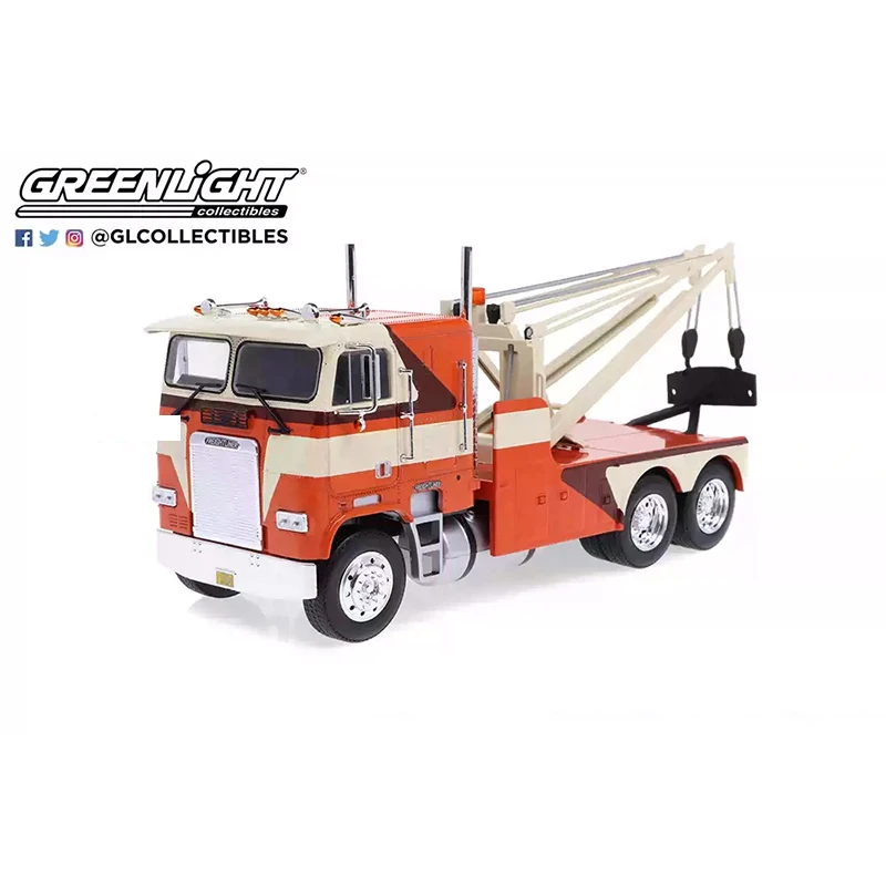 Greenlight 1/43 Proportion 1984 Container Freight Elevator Trailer Diecast Model  Alloy Car Child Christmas Gift Ornaments