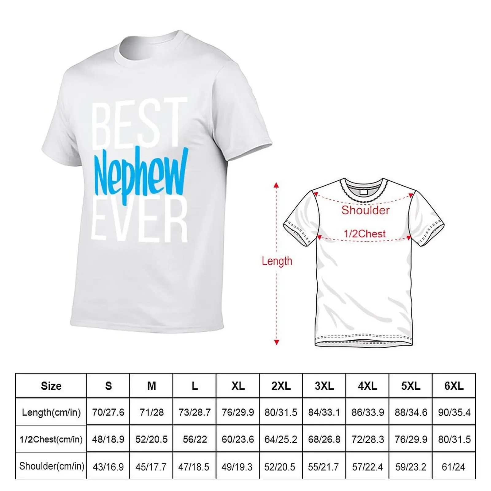 Best Nephew Ever T-Shirt t shirts designer man graphic t shirt T-Shirt