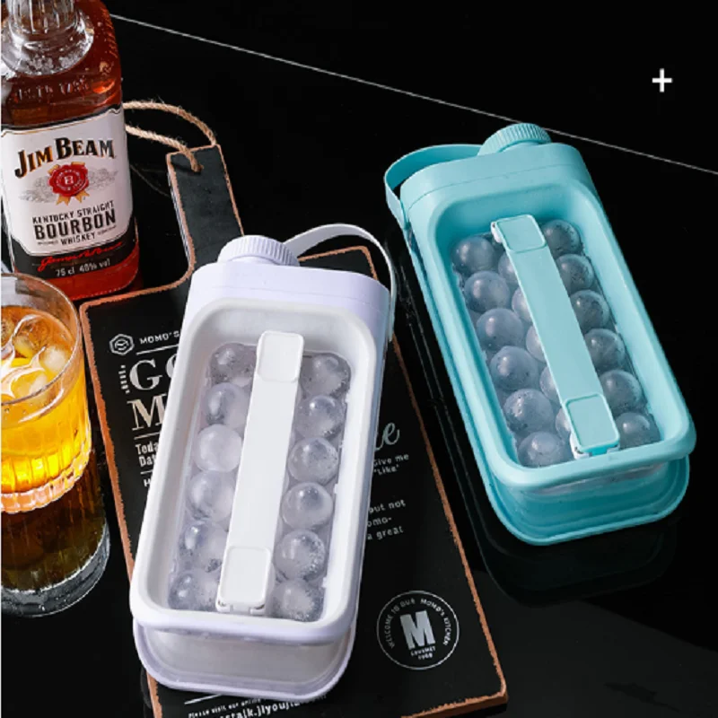 

Ice Hockey Cube Mold Ice Making Artifact Water Bottle Lattice Cup Household Spherical Silica Gel Ice Storage Box