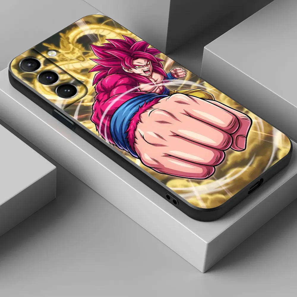 DragonS B-Ball Goku SSJ4 Phone Case For Samsung Galaxy S25 S24 S23 S20 S21 FE S26 S22 Ultra 5G S26 Plus S25FE Soft Silicon Cover view 4