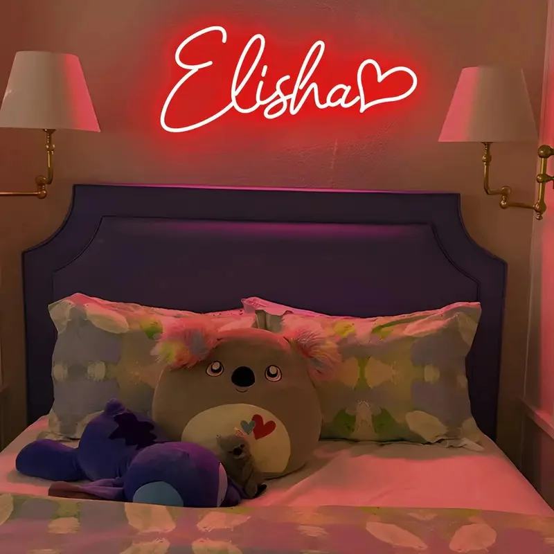 

Custom Wedding Neon Signs Personalized Names Party Decor Bedroom Wall Art LED Lights Gender Display Gifts Anniversary Neon Signs