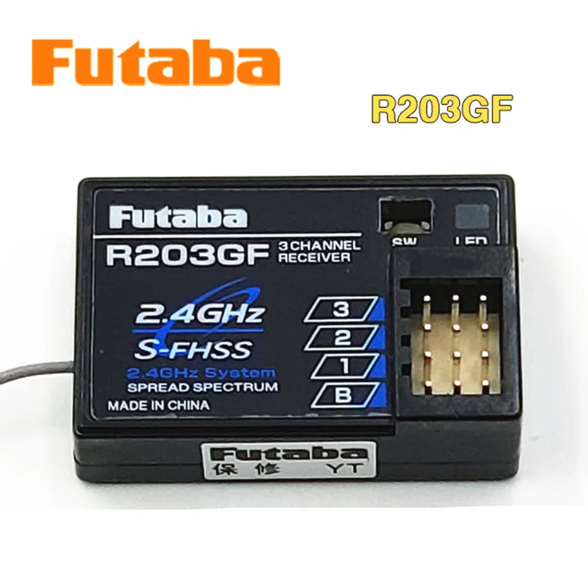 

Futaba R203GF 2.4G 3-Channels S-FHSS Mirco Receiver For 4PL 4PLS 3PRKA 3PV 4PV 4PM 7PX Remote Control Model Rc Car Accessories