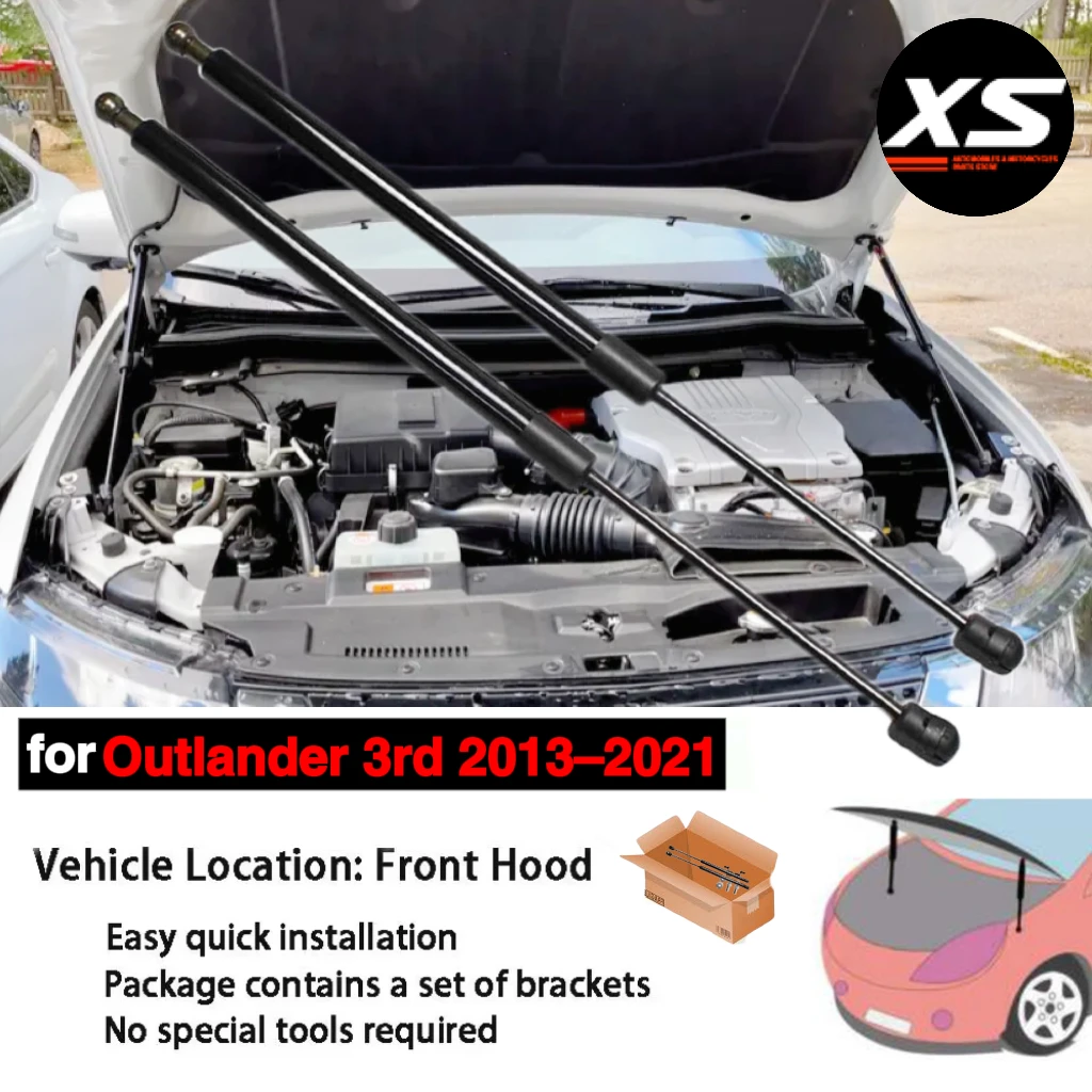 

Стойки капота для Mitsubishi Outlander 3rd GF GG ZJ ZK ZL 2013-2021, передняя капот, модифицированная подъемная опора, амортизатор, цилиндр, поршни