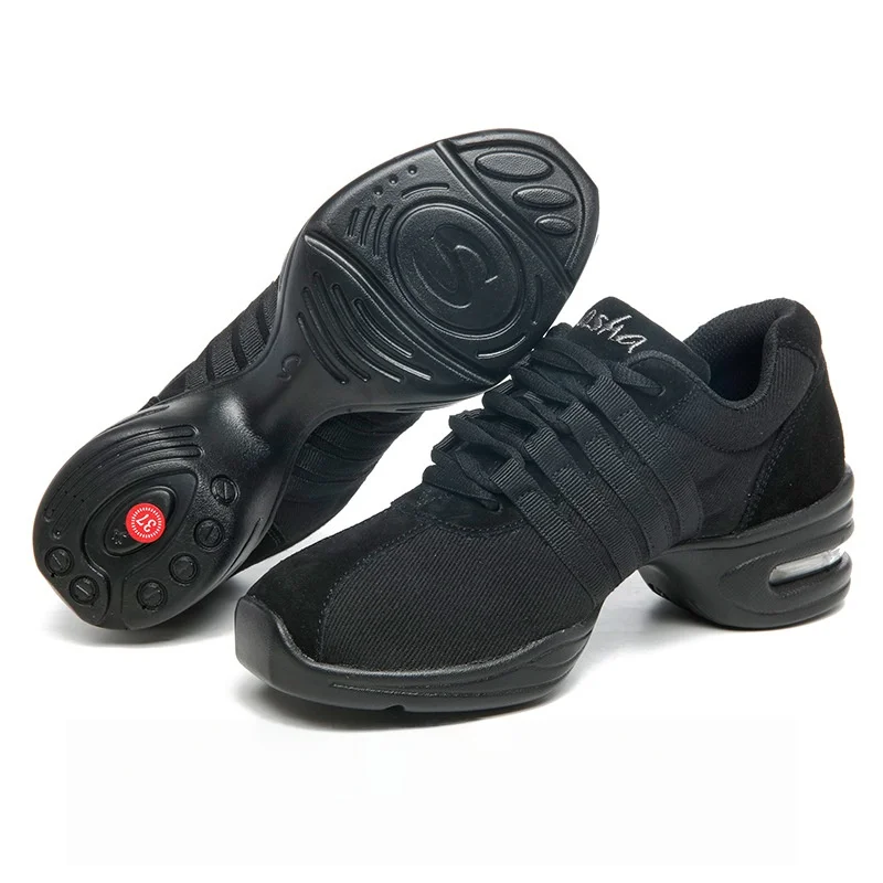 

Women's Girls Modern Sport Hip Hop Jazz Sneakers Shoes Salsa Square Dancing Shoes HROYL Dance Sneakers Unisex Sport Dance Shoes