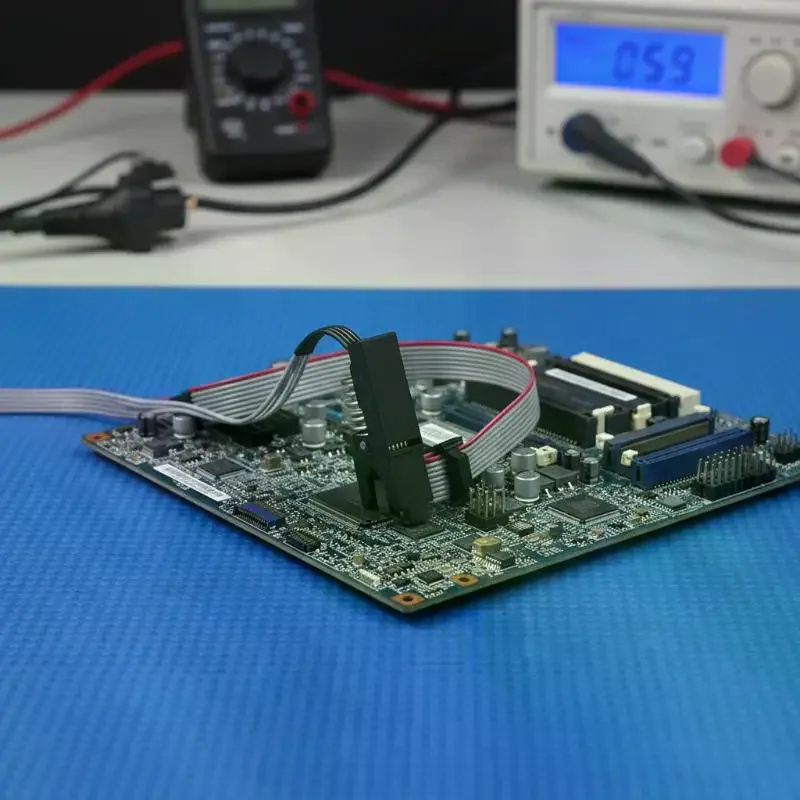CH341A EEPROM Flash BIOS USB Programmer - 24/25 Series Module with SOIC8 SOP8 Test Clip for Memory Chip Programming