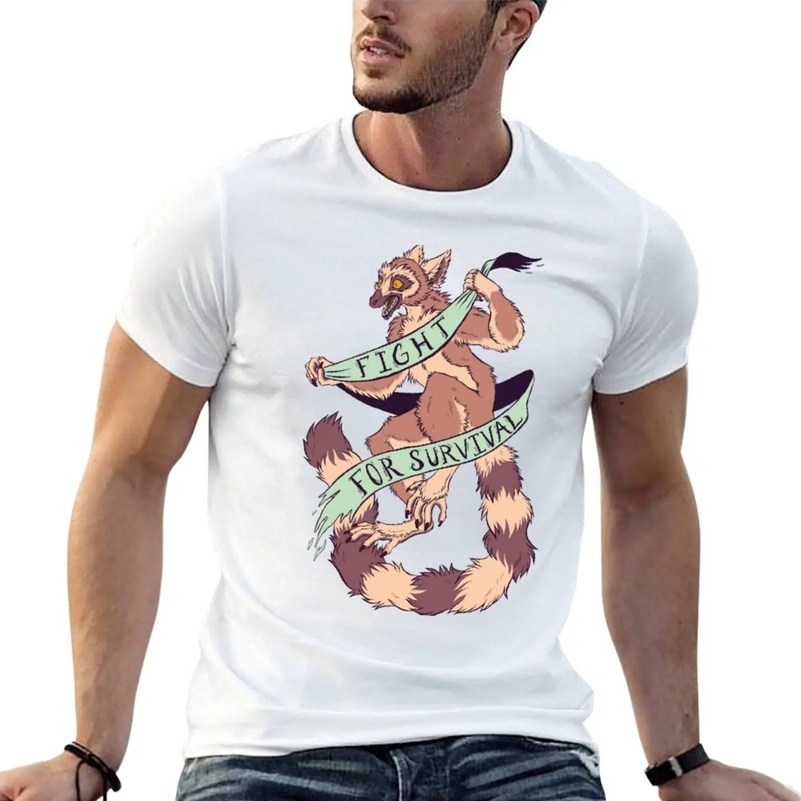 

Fight For Survival T-Shirt t shirt man casual funny t shirts man T-Shirt