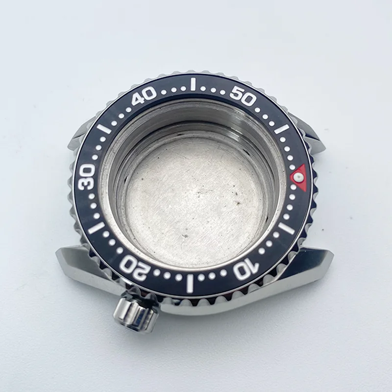 Mod SPB185 41mm Watch Case Fits NH35 NH36 7S 4R Movement Sapphire Glass Steel Insertion Ring SPB185 Fashion Watch Case