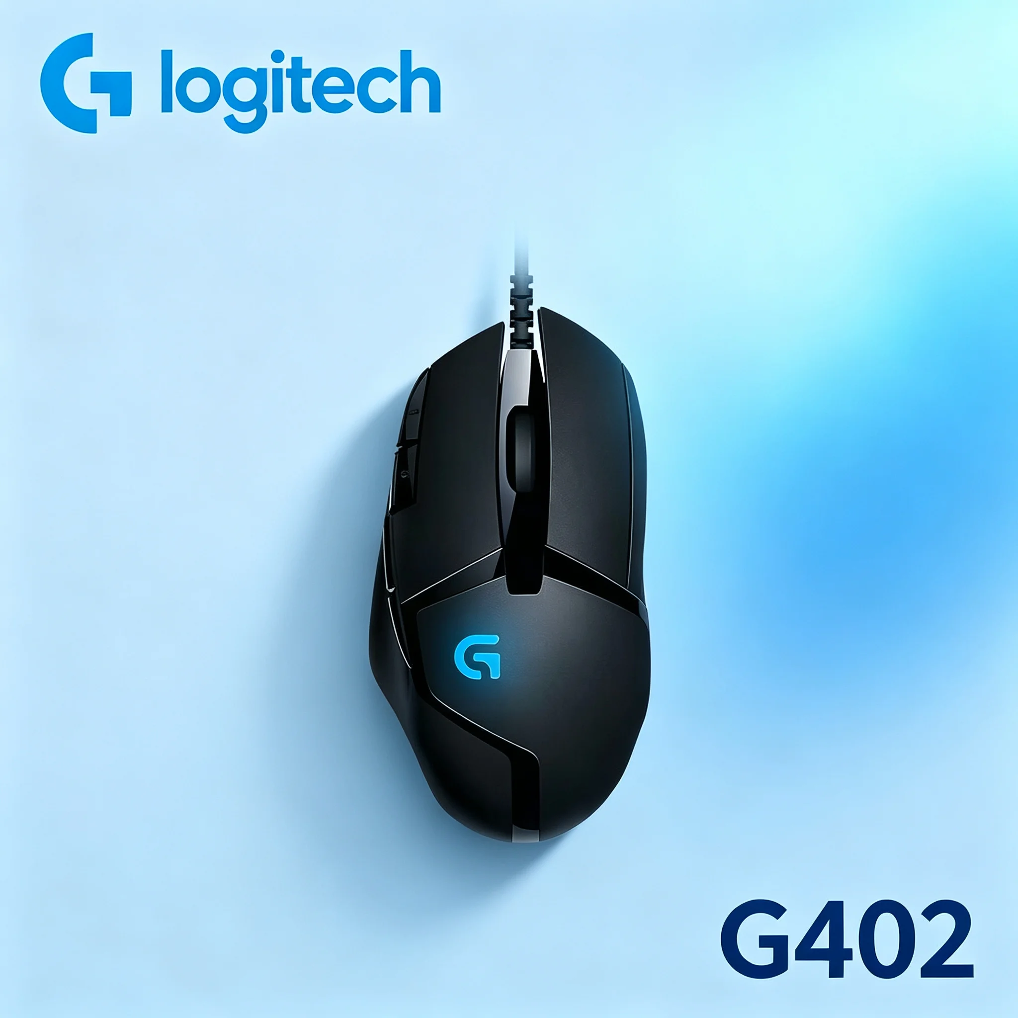 Logitech G402 Wired Gaming Mouse Custom Macro Programming Function USB Wired Connection For Desktop Laptop Gamer