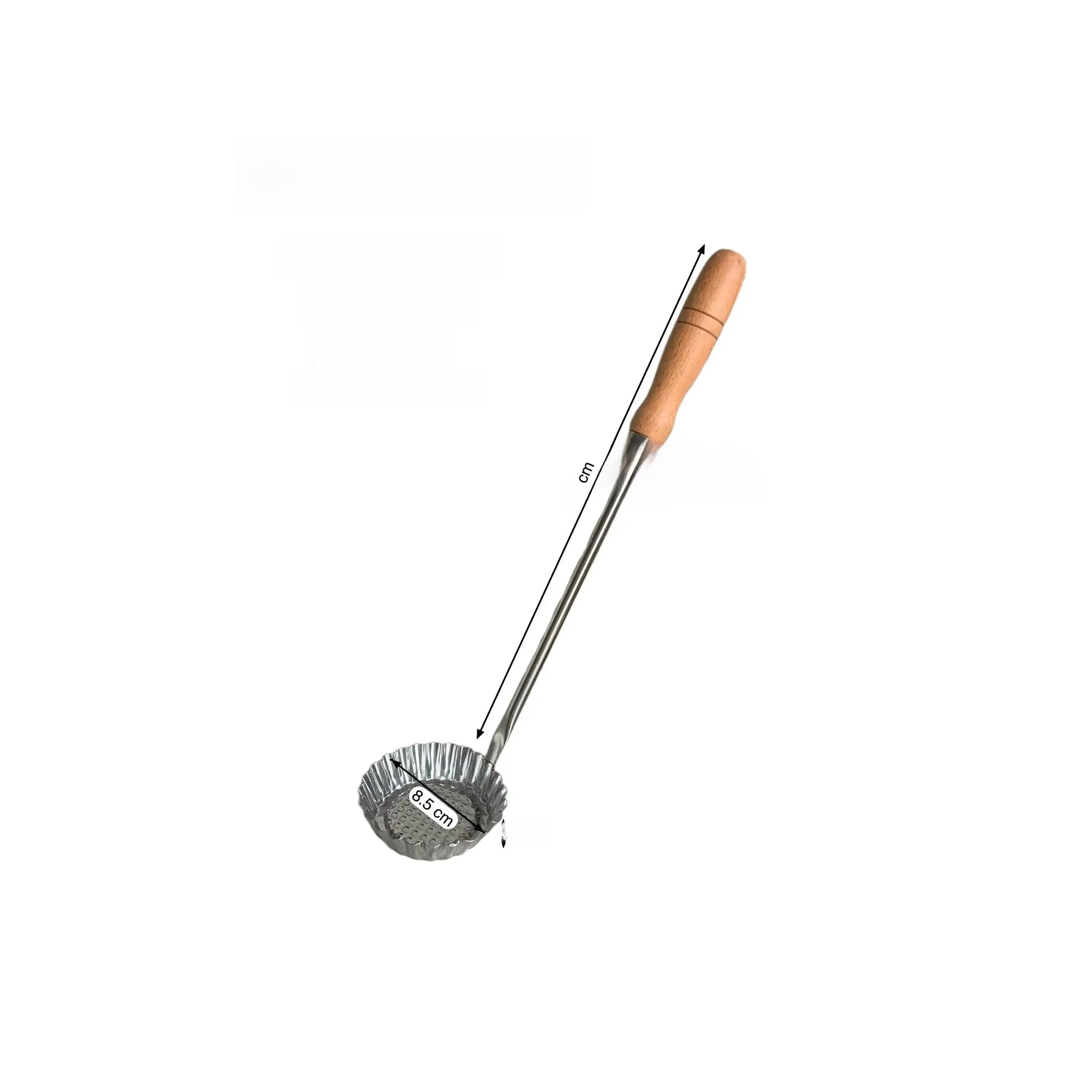 Non-Stick Shrimp Cake Moon Ba Seafood Cake Peanut Cake Lantern Cake Deep-Fry Tool Kitchen Cooking Utensil Steel Geometric Shape