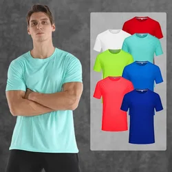 Magliette da corsa da uomo Dry Fit top Fitness basket Jersey uomo felpa collant Wicking t-shirt ad asciugatura rapida allenamento muscolare