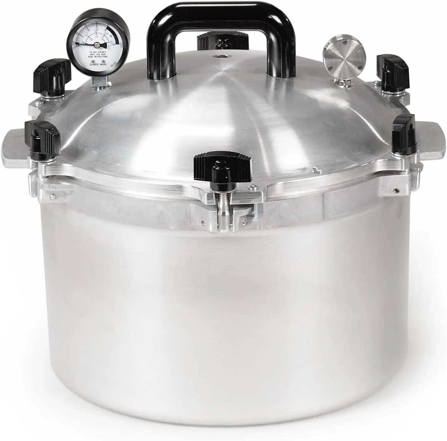 

15.5qt Pressure Cooker/Canner (The 915) - Exclusive Metal-to-Metal Sealing System - Easy to Open & Close - Su