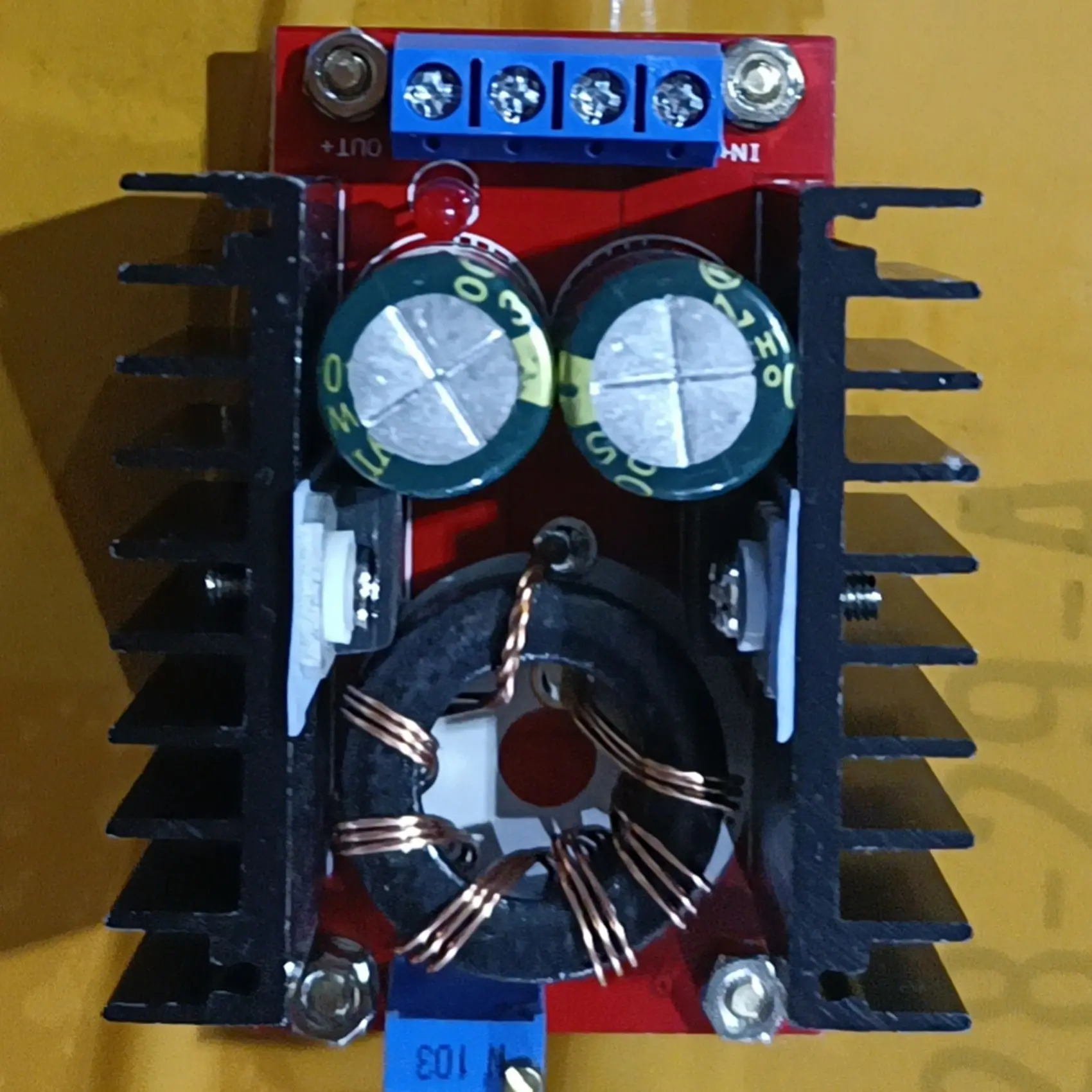 ABUODC-DC 9A 150W DC Step-Down Converter 5-40V to 1.2-35V Power Module 12A Step-Down