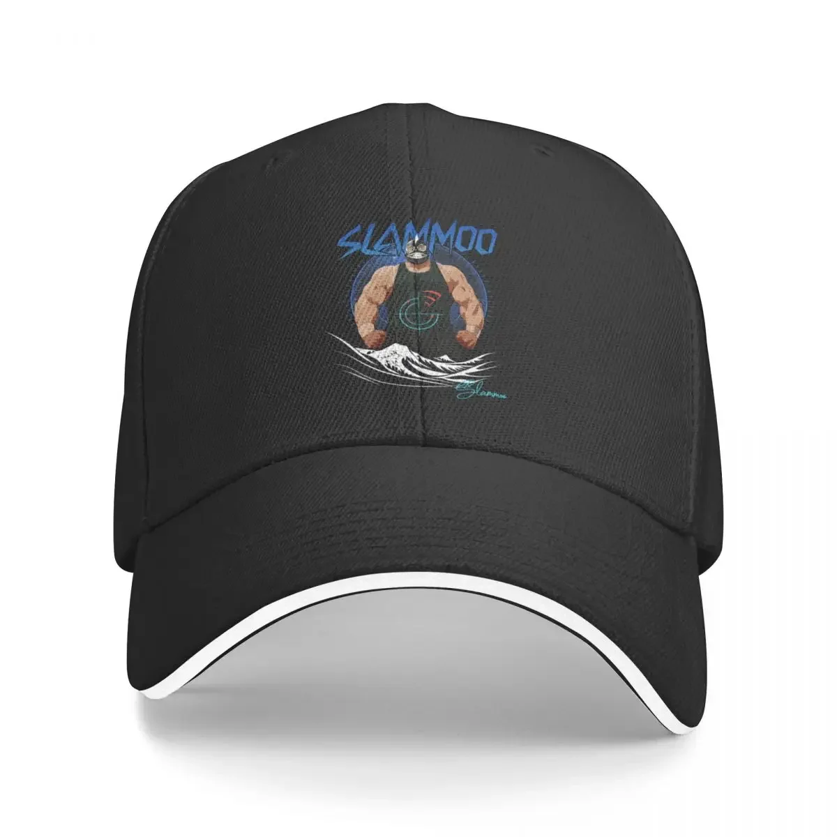 Slammoo - The Deep Sea Beast - SLAM! Pro Wrestling League Baseball Cap Thermal Visor Military Cap Man Ladies Men's