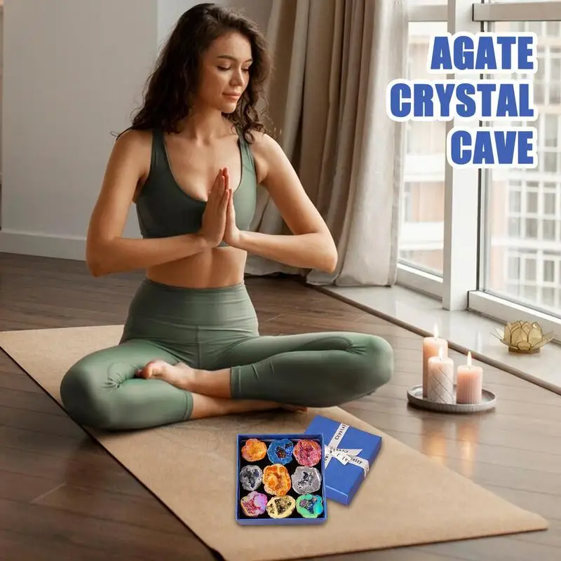 

Crystal Rocks Raw Stone Crystal Rock Stylish Calming Luck Gem For Men Women Enthusiasts Home Workplace Desk Collections Crafts