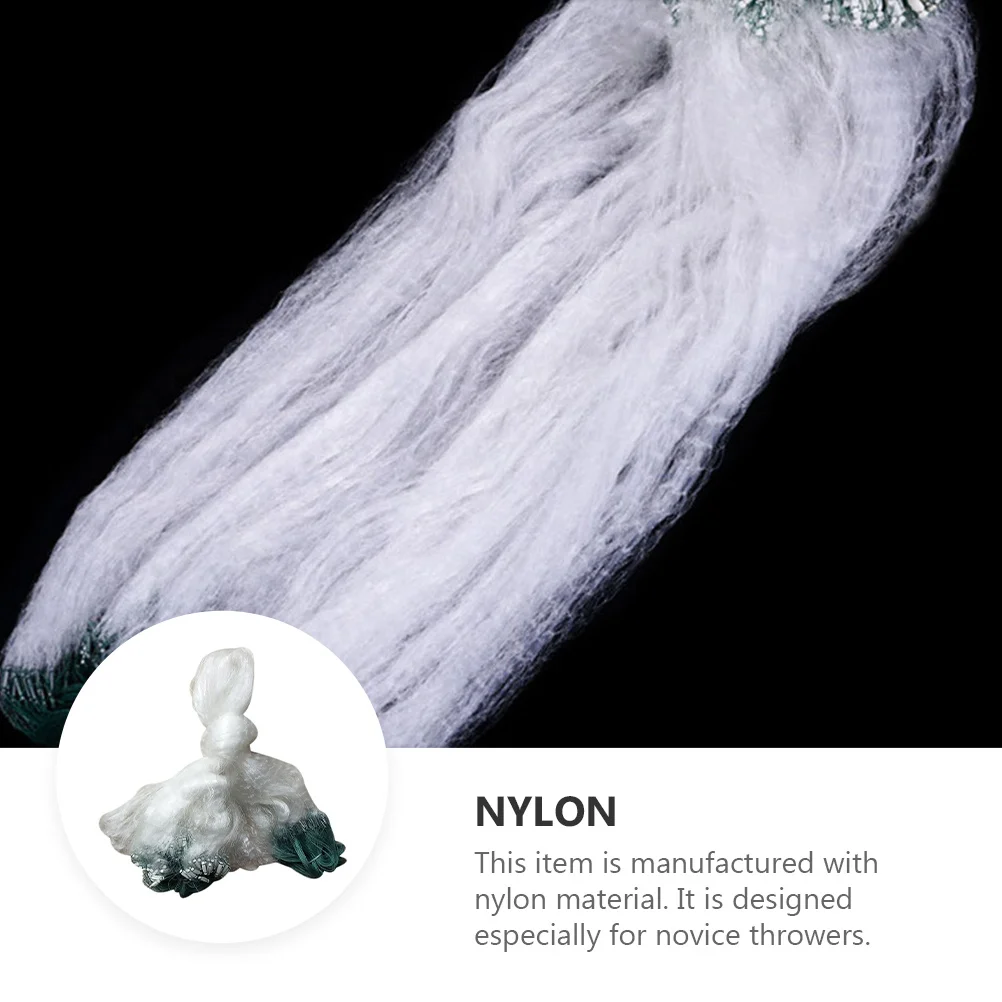 

Single Layer Nylon Monofilament Gill Net With Float Lightweight Fish Catching Tool For Beginners Portable Fishing Landing