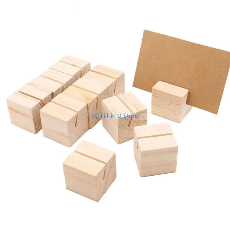 G8TA 20Pcs Name Card Holders Table Number Holders Memos Photo Holders