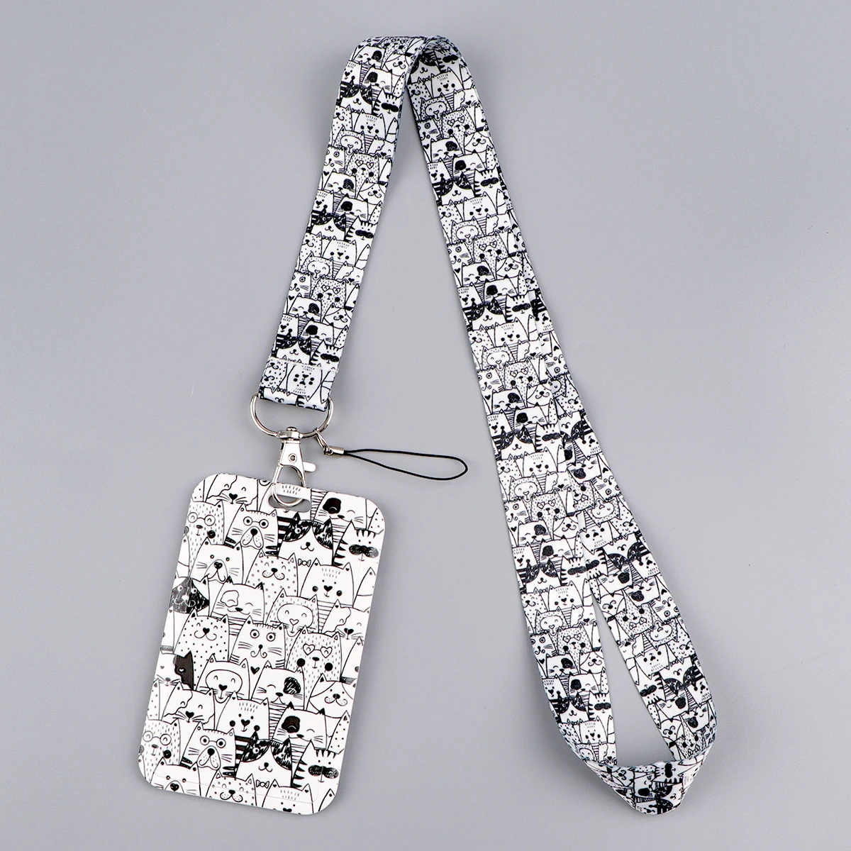 Kawaii Animals Lanyard for keys ID Card Keychain Phone Straps USB badge holder DIY Hang Rope Lariat Lanyard view 4