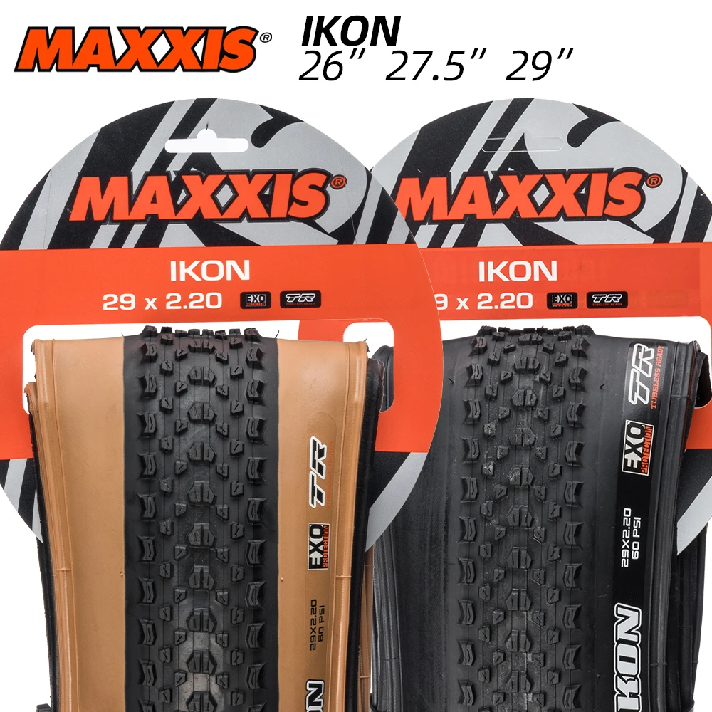 MAXXIS IKON XC MOUNTAIN BICYCLE TIRE OF MTB BIKE TYRE 26 27.5 29 INCHES 622 584 559 FOLDABLE