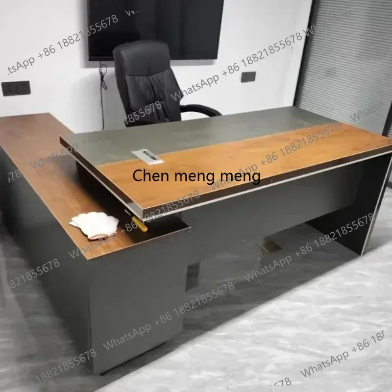 

Большая акция: Стильный современный офисный стол и стул, комплект для руководителя, легкий люкс, высококачественный стол для президента или менеджера.