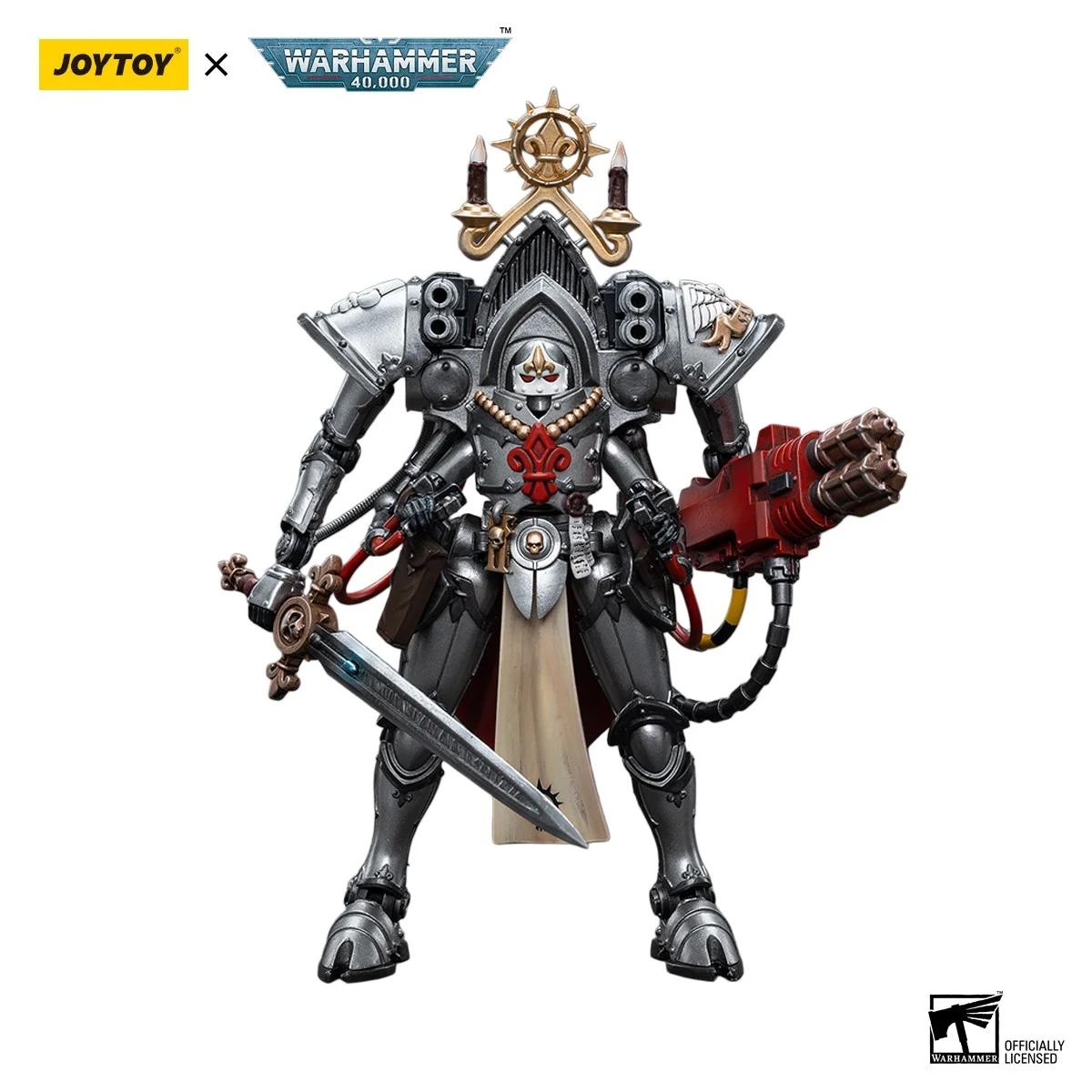 

JOYTOY Warhammer 40000/40k Adepta Sororitas Order of the Argent Shroud Paragon Warsuit Sister Collaen Action Figure Doll Model