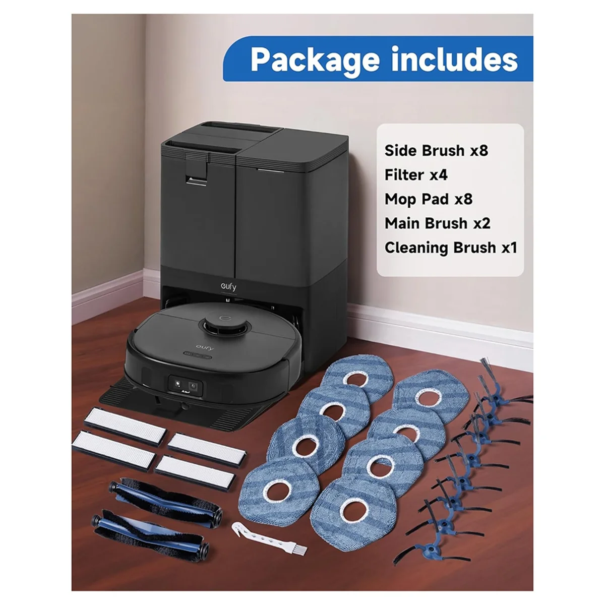 X10 Pro 옴니 로봇식 진공 청소기용 FZFZ 교체 부품 - 더 나은 청소 성능을 위한 품질 액세서리