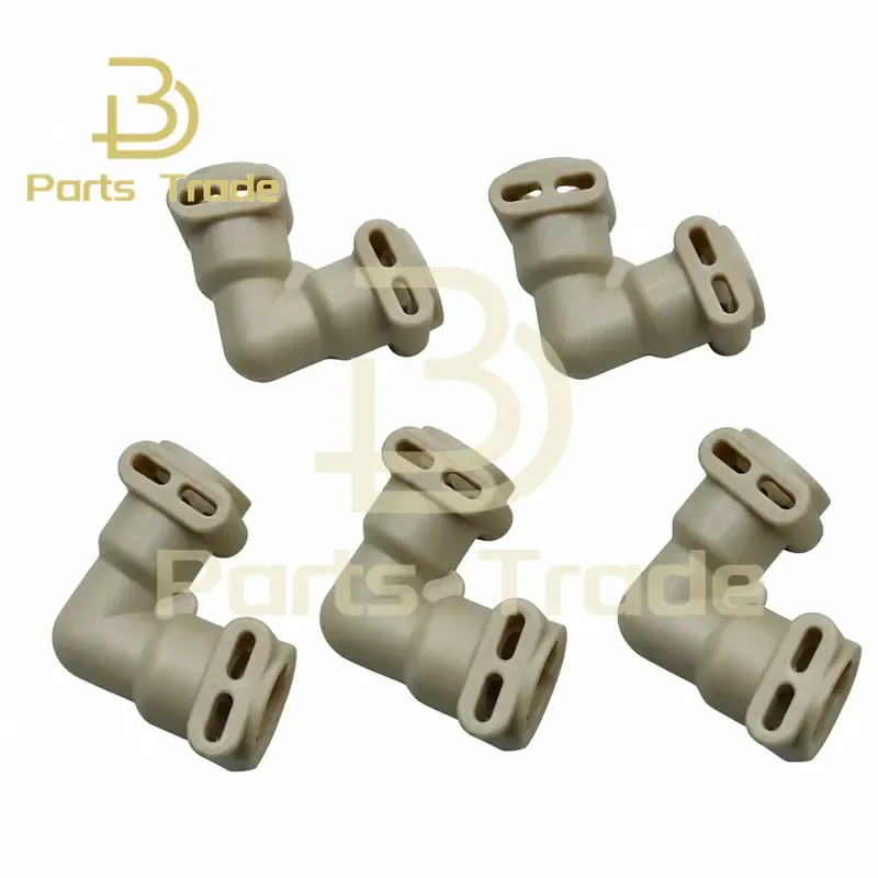5Pcs Coffee Maker Parts Boilers Two-way Connector 90 Degree L Shape Bend Adapter for Dr coffee SAECO Kalerm JURA Espresso