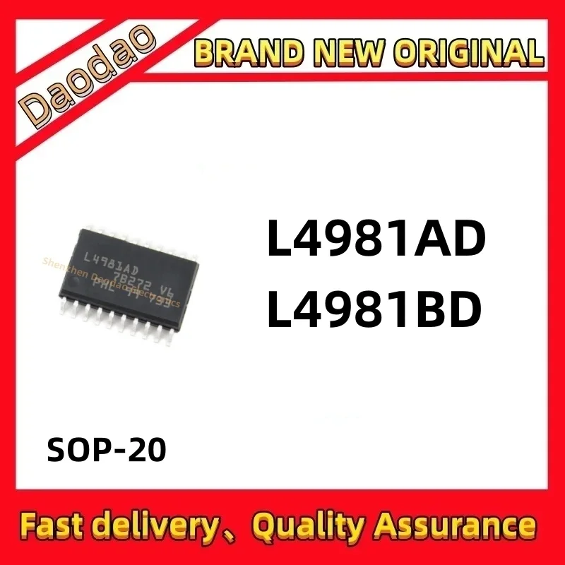 10Pcs L4981AD013TR L4981BD013TR L4981AD L4981BD L4981 IC Chip SOP-20 New original