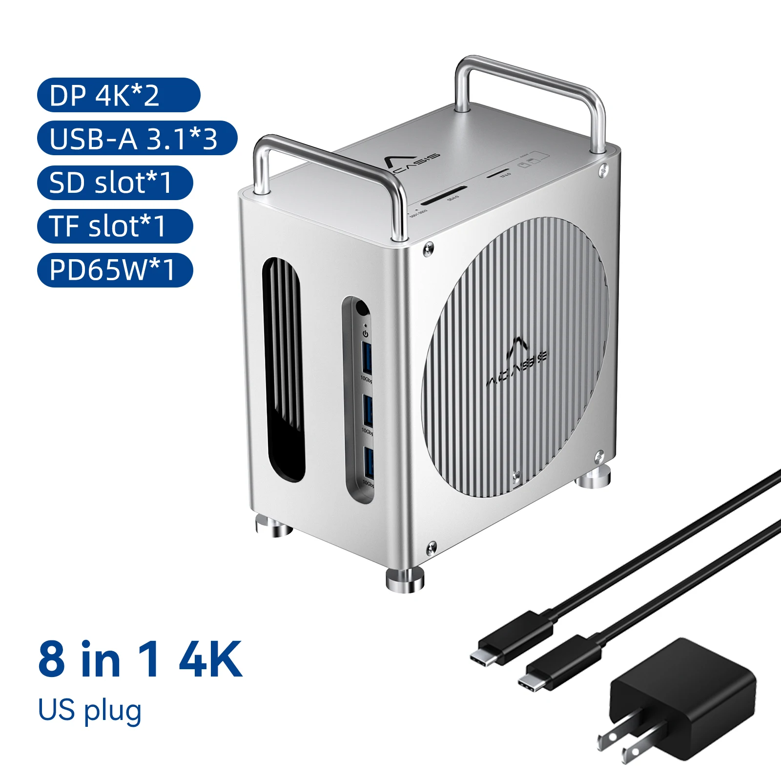 Acasis Mac Mini M4 M4 Pro USB-Cドッキングステーション 4K 144Hz