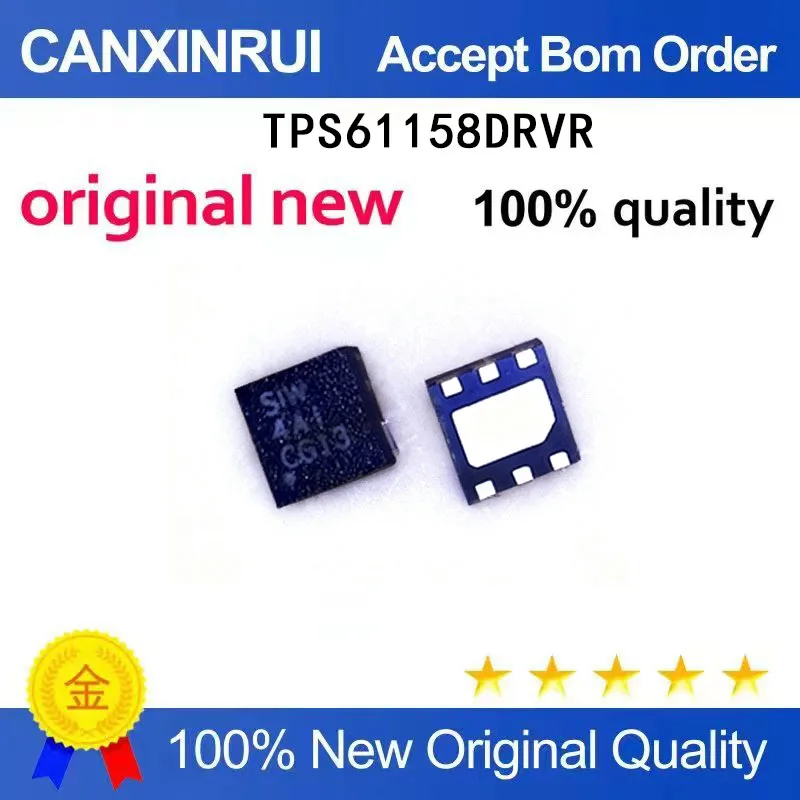 

(5-100 Pieces) New stock TPS61158DRVR silk screen printing: SIW S1W QFN