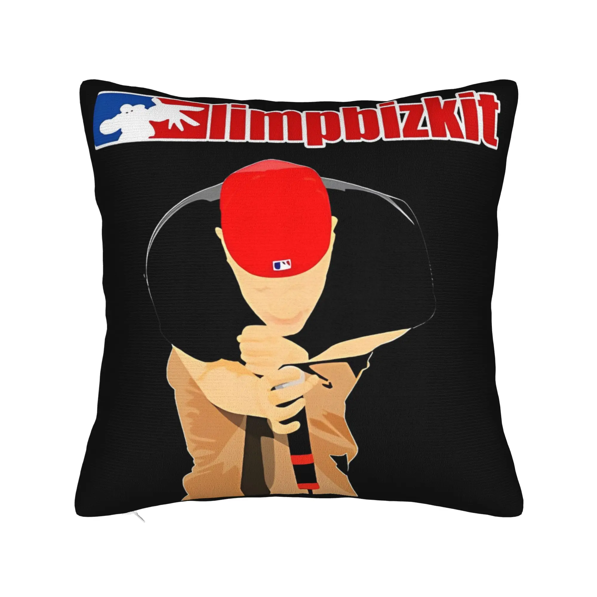 Rock Limp Bizkit Rap Square Pillow Cases  Cushion Covers Awesome Zippered Decorative Pillowcase for Bed 18
