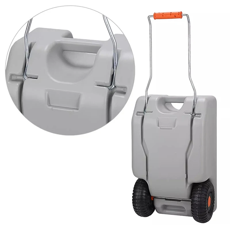 25L Camping outdoor water tank RV modified car self-driving tour truck with wheeled lightweight Large capacity water tank